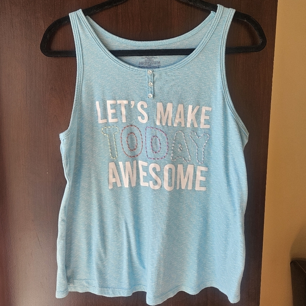 Secret Treasures Light Blue Tank Top